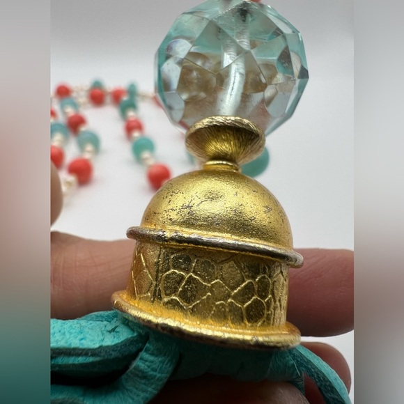 Pearl and coral beads mala - Picture 17 of 17